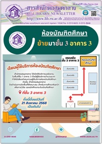 สารสำนักหอสมุดกลาง ปีที่ 41 ฉบับที่ 9 เดือนกันยายน 2568