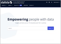ฐานข้อมูล Statista