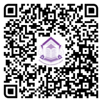 QR Code สำหรับสแกน เพื่อเข้าสู่ระบบจองเข้าใช้บริการบริการห้องค้นคว้ากลุ่ม